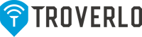 The logo for Troverlo, a connectionless asset tracking company